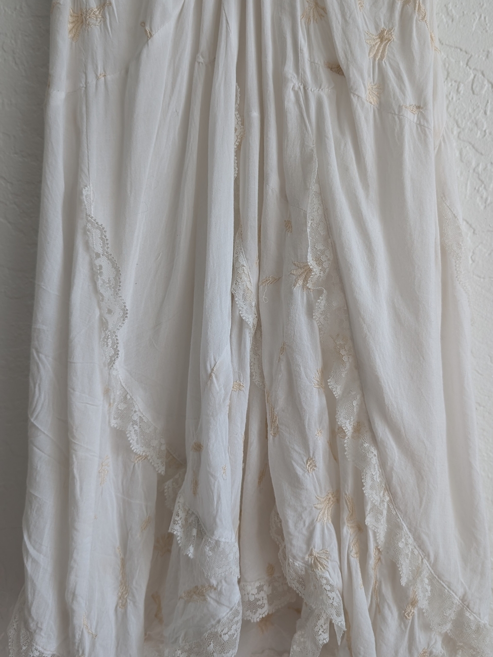 Free People Cream Lace-Trim Slip Top - Picture 8 of 12